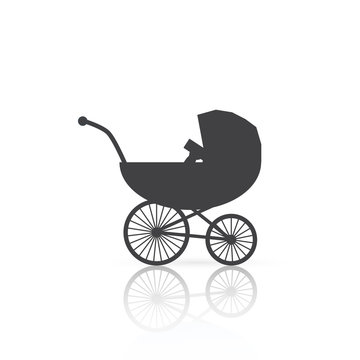Baby Stroller Illustration