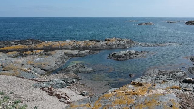Rocky shores of norway