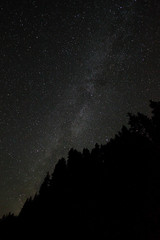 Perseid Meteor shower and stars