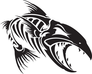 Fish skeleton
