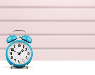 Retro alarm clock on desk