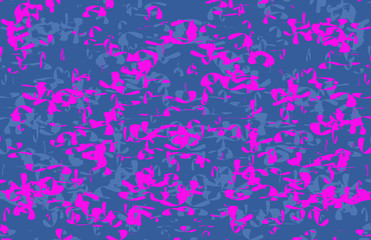 Colorful Abstract Shapes Background Tabloid Sized 11x17