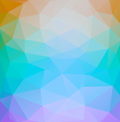 Square retro color Abstract triangle background