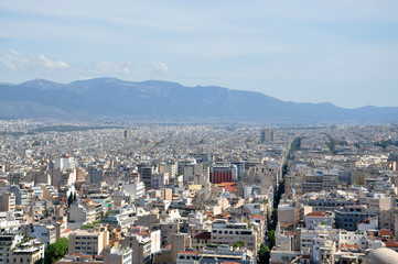 Athens skyline 