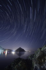 Perseid Meteor shower and stars