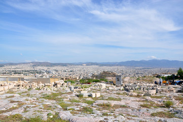 Fototapeta na wymiar Athens skyline 
