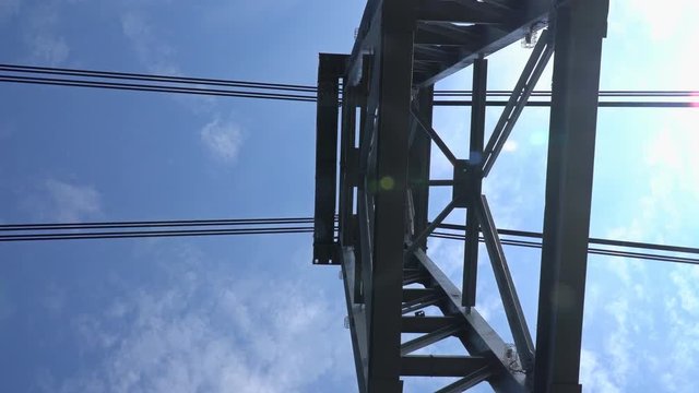 Bridge Construction On the Sky Background
