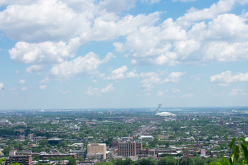 Fototapeta na wymiar City View Clouds