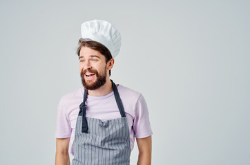 male cook smiling
