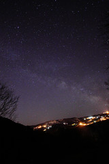 Perseid Meteor shower and stars