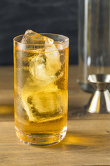 Cold Vodka and Energy Drink Cocktail