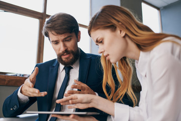 business people working in office