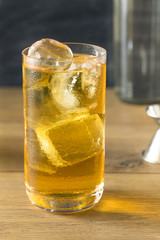 Cold Vodka and Energy Drink Cocktail