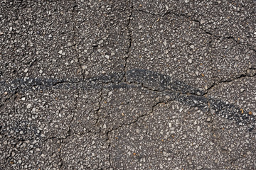 Cracked Pavement