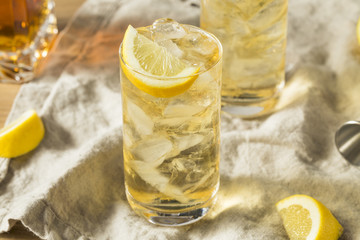 Homemade Seven and Seven Whiskey HIghball
