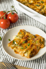 Baked Stuffed Vegetarian Cannelloni