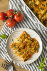 Baked Stuffed Vegetarian Cannelloni