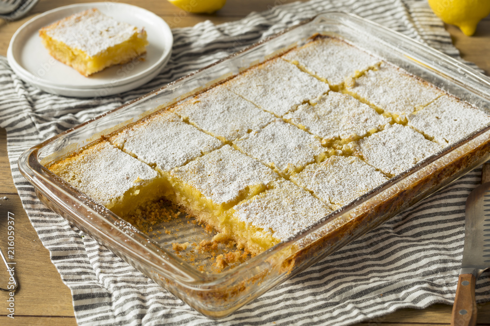 Canvas Prints sweet homemade lemon bars