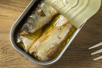 Organic Salty Canned Sardines