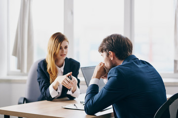 business colleagues work