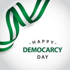 Happy Democracy Day Vector Template Design Illustration