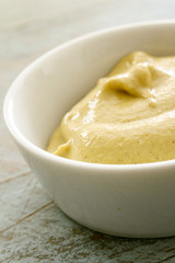french mustard in dish
