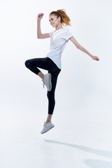 jump sport woman