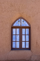 Fototapeta premium blue vitraux window