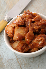 barbecue chicken sandwich filling