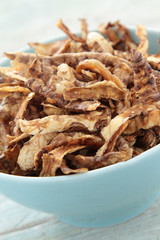 Obraz premium jerusalem artichoke chips