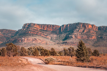 Iconic Flinders Ranges mountain range in South Australia