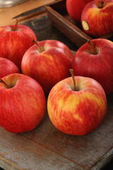 preparing fresh apples