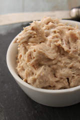 sandwich filling in dish