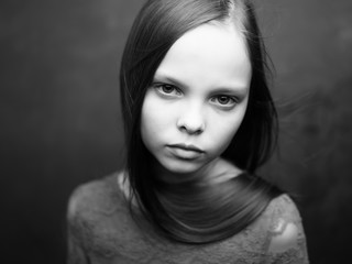 Fototapeta premium serious girl