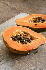ripe papaya fruit