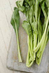 preparing fresh chard