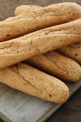 part baked baguette bread