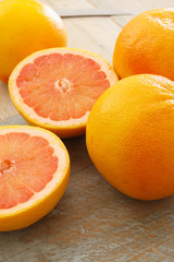 fresh grapefruit