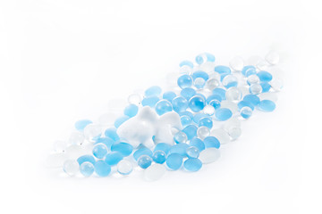 陶器金魚　ビー玉　夏