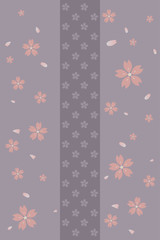Traditional Japanese Background Template, The Sakura Texture 