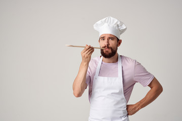 cook prepares to eat tastes kitchen