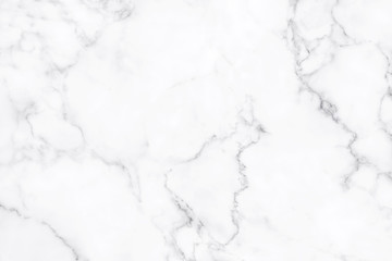 Obraz premium White marble texture with natural pattern for background.