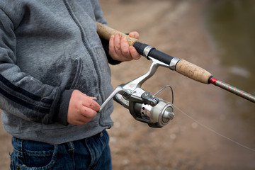 child fishing rod