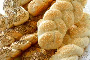 fresh baked bread selection
