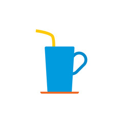 Coffee And Tea Logo Icon Design