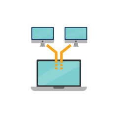 Link Database Server Logo Icon Design