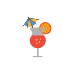 Fruit Drink Logo Icon Design