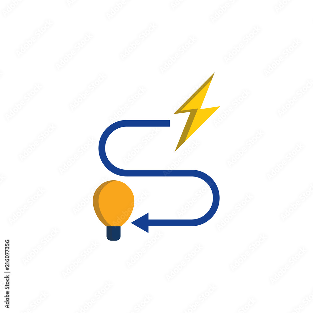 Poster Idea Electric Logo Icon Design