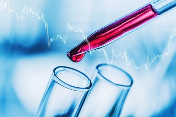 Science laboratory test tubes, laboratory equipment