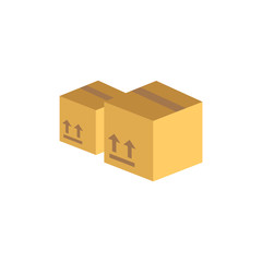 Box Logistic Service Logo Icon Design